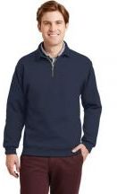 Jerzees Adult Unisex Super Sweats NuBlend Fleece Quarter-Zip Long Sleeve Pullover Sweatshirt
